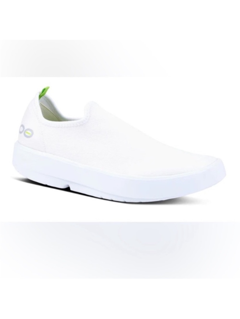 Oofos Oomg eeZee Low Shoes Lite White Loafers Recovery Slip On Womens Size 10